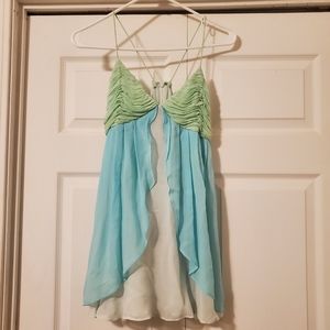 Catherine Malandrino Pure Silk Flowy Top NWOT